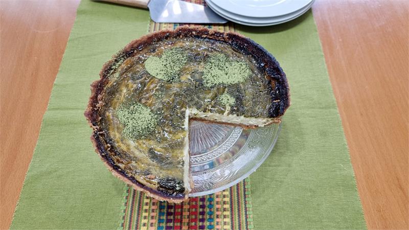 טארט ליים ומאצ'ה בקלתית בייגלה