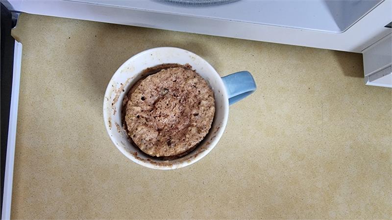 עוגת מאג שיבולת שועל וקינמון בפחות מ-5 דקות