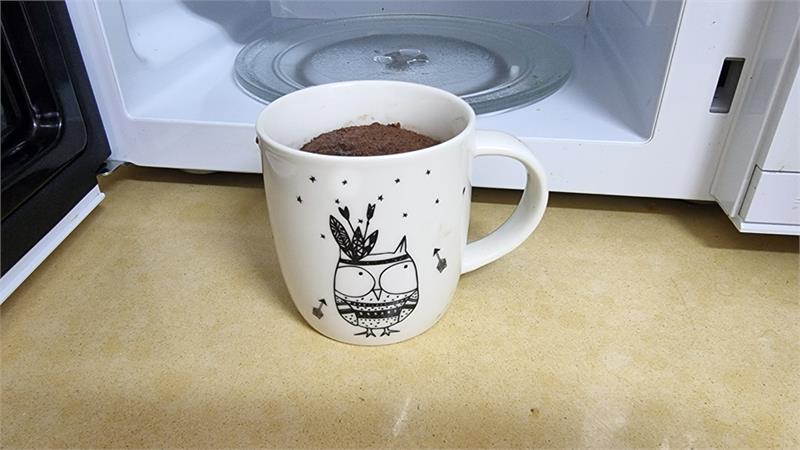 עוגת מאג שוקולד וגראפה, עוגת שוקולד וגראפה במאג בפחות מ-5 דקות