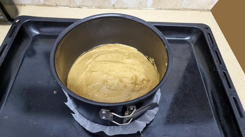 עוגת דלעת נהדרת ופריכה בתבנית קוטר 18 ס"מ