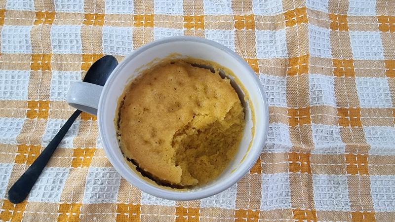 עוגת מאג דלעת, עוגת דלעת במאג בפחות מ-5 דקות