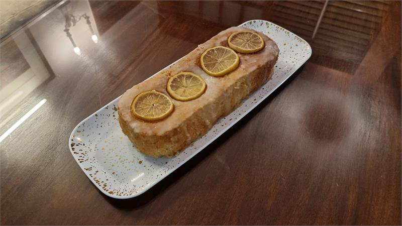 עוגת קרם לימון בתבנית אינגליש קייק