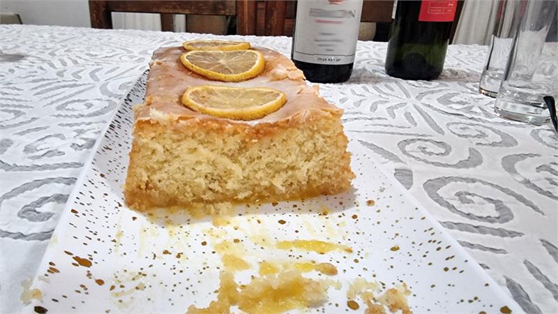 עוגת קרם לימון בתבנית אינגליש קייק