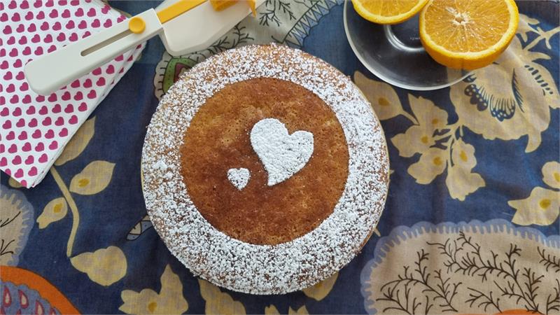 עוגת תפוזים עם שמן זית וקמח תירס הכי טעימה וקלה להכנה