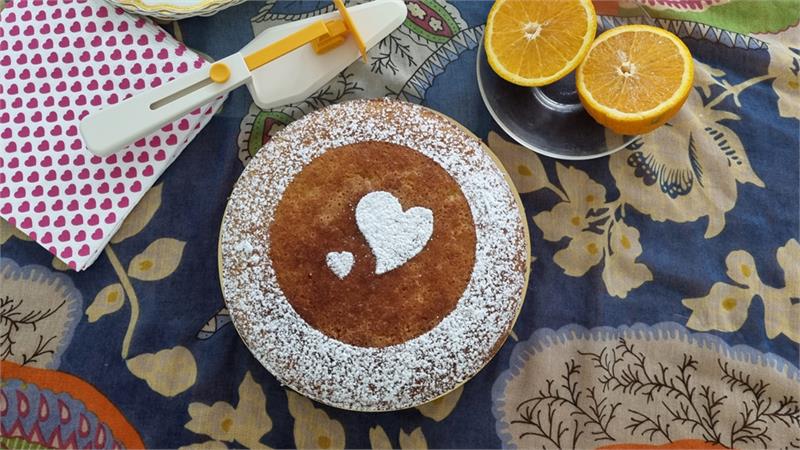 עוגת תפוזים עם שמן זית וקמח תירס הכי טעימה וקלה להכנה