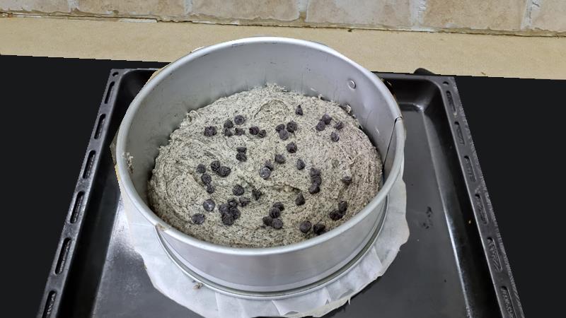 עוגת שוקולד צ'יפס ופרג הכי טעימה בעולם