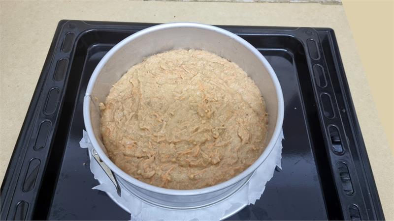 עוגת גזר עסיסית עם שמן קוקוס