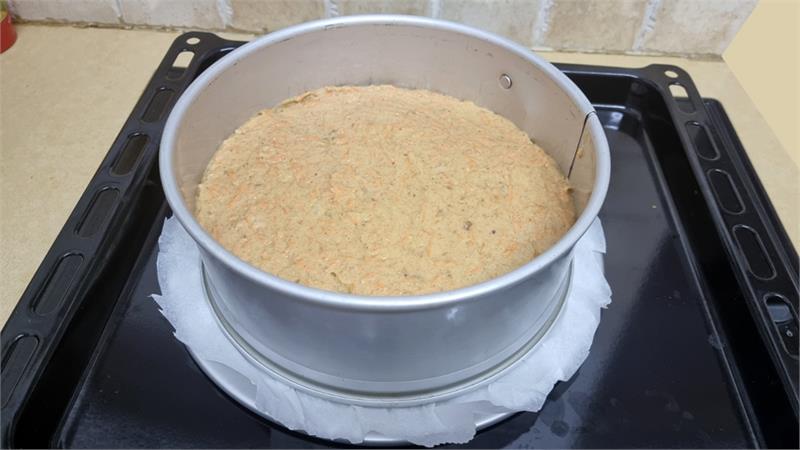 עוגת גזר עסיסית עם שמן קוקוס