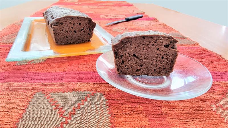 עוגת שוקולד קמח בננה ירוקה הכי טעימה וללא גלוטן באינגליש קייק