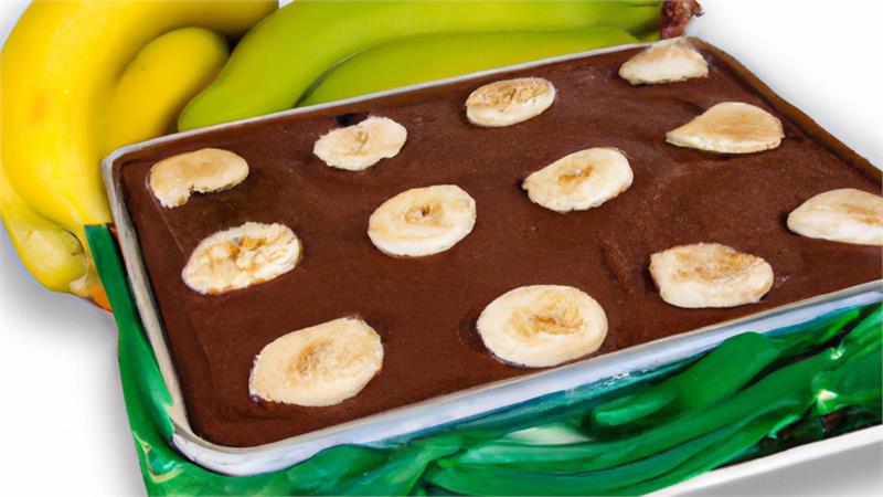 עוגת שוקולד בננה עם קמח בננה ירוקה הכי טעימה בריאה וקלה להכנה