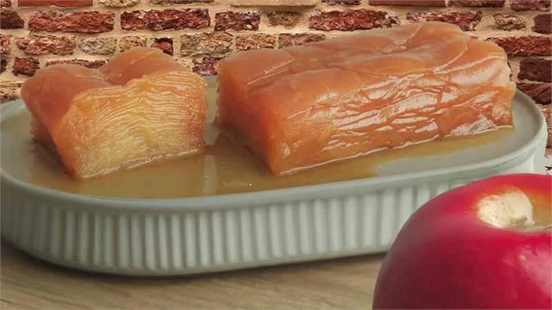 עוגת קרמל עם תפוחים פרוסים דק, עוגת קרמל תפוחים נימוחה ועסיסית