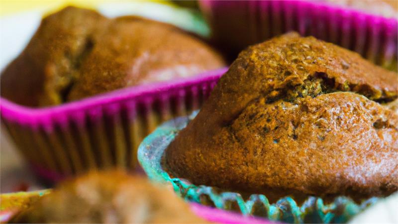 קאפקייקס בננות עם קמח בננה ירוקה ללא גלוטן וטעים טעים