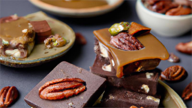 חטיף שוקולד עם פקאנים פיסטוקים טחינה ודבש