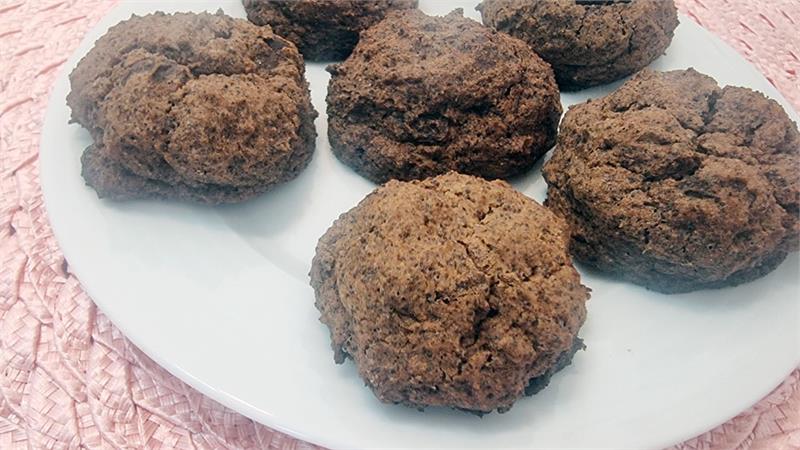 עוגיות שוקולד מקמח בננה ירוקה הכי טעימות וקלות להכנה