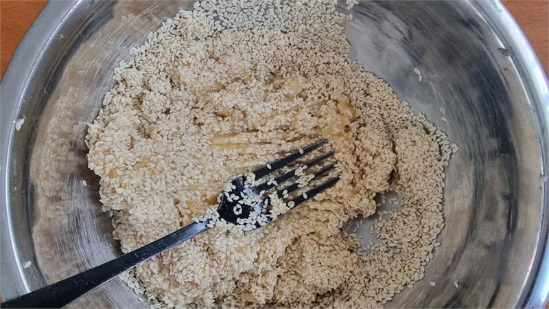 קרקר בננה שומשום הכי טעים מהיר וקל להכנה