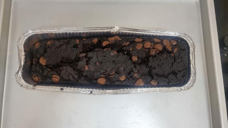 עוגת שוקולד קמח בננה ירוקה קקאו ושוקולד צ'יפס