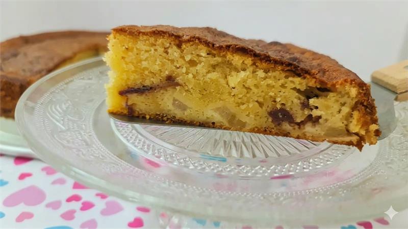 עוגת אפרסקים בחושה וטעימה