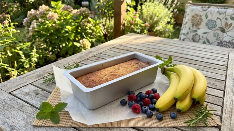 עוגת בננה ויוגורט יווני הכי טעימה וקלה להכנה