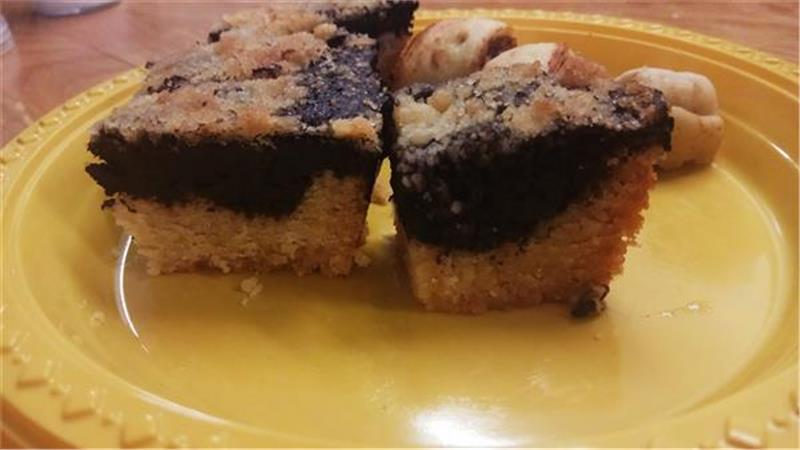 עוגת פירורים ושוקולד