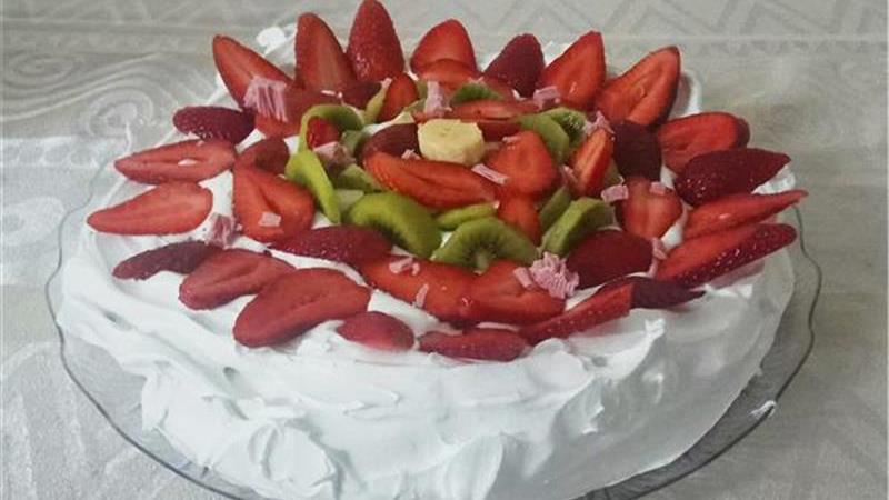 עוגת פבלובה חגיגית, עוגת מרנג