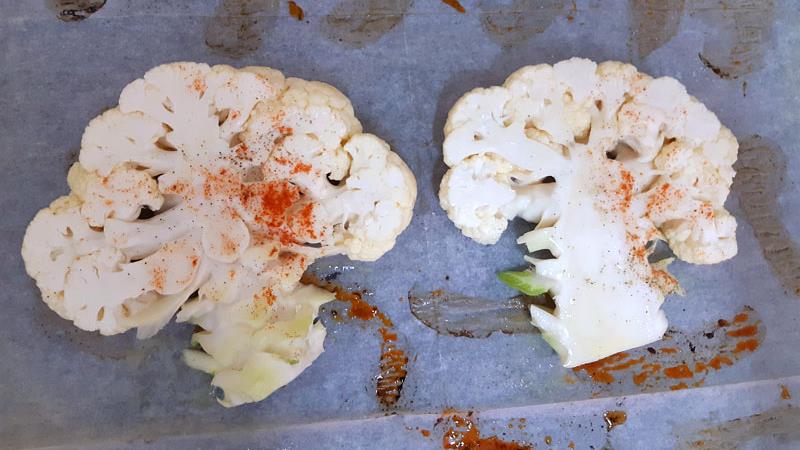 סטייק כרובית בתנור