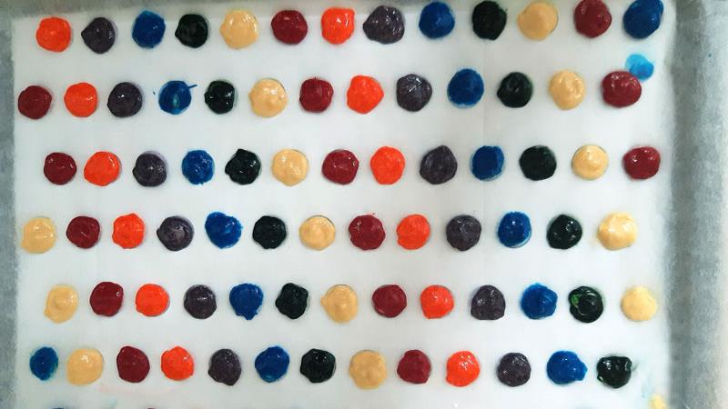 עוגת רולדה קשת בענן