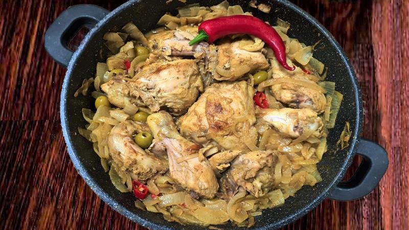 עוף במרינדת לימון, בצל וחרדל משגע! עוף יאסה