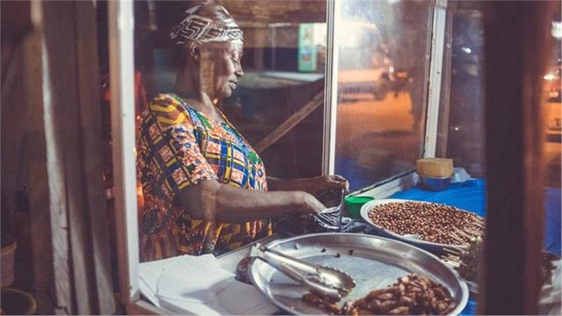 קלווילה, בננות מטוגנות מתובלות, בסגנון אפריקאי