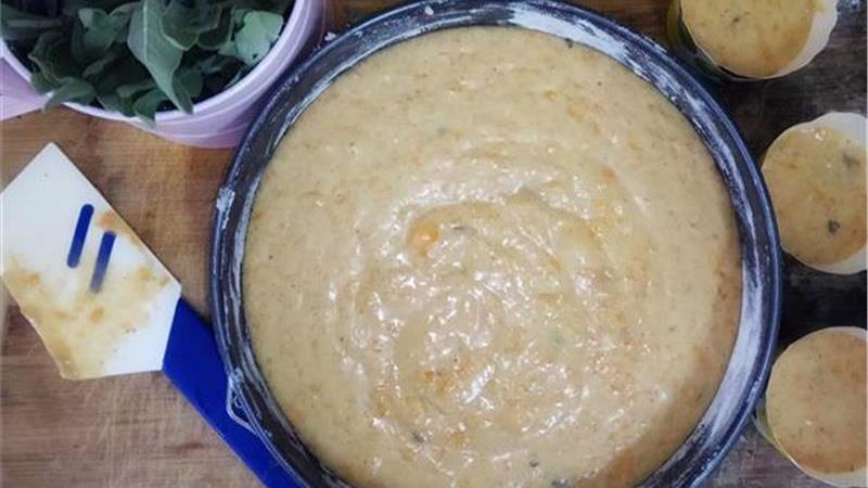 עוגת דלעת, מרווה וחמאה חומה