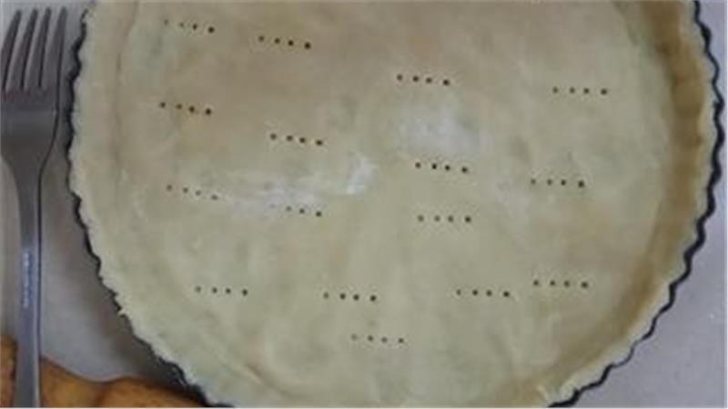 טארט בצל בסגנון  צרפתי