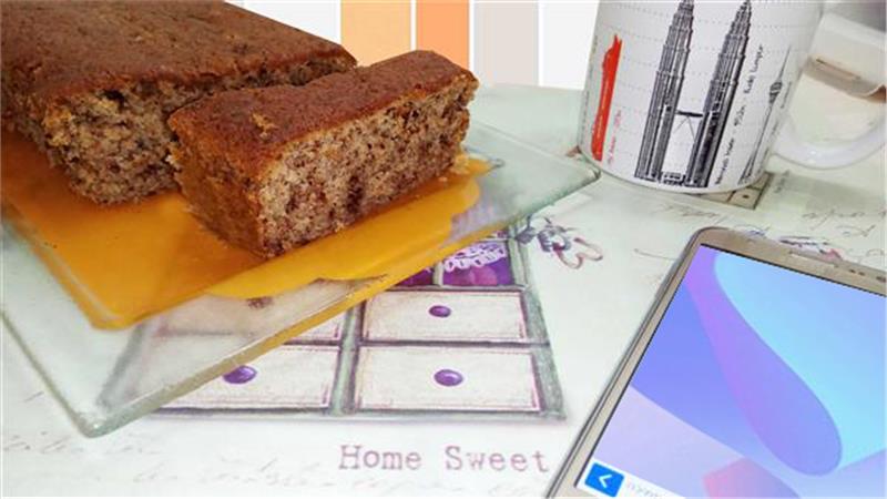 עוגת בננה עם שוקולד מריר