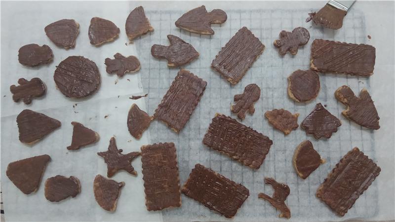 עוגיות דיג'סטיב, עוגיות מקמח מלא חצי מתוקות