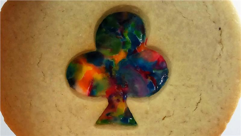 עוגיות חלונות צבעוניים, עוגיות  ויטראז'