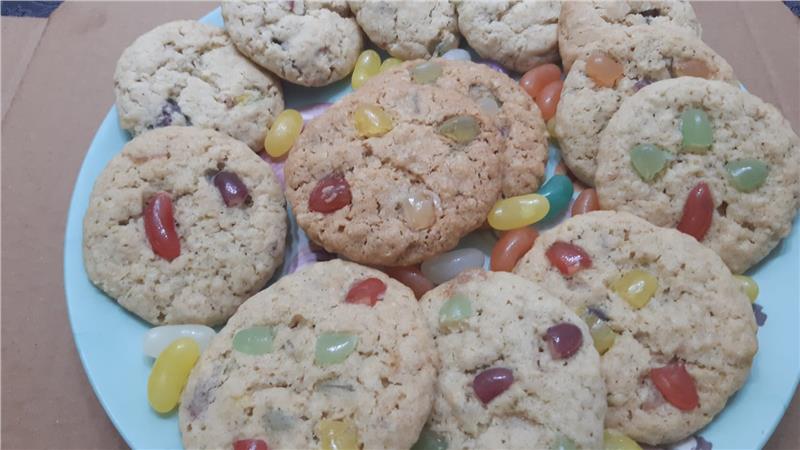 עוגיות גומי הכי טעימות,  עוגיות ג'לי צבעוניות