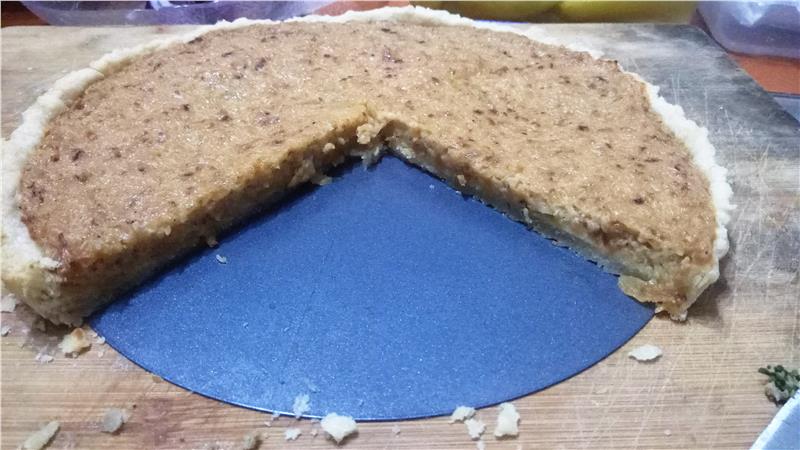 טארט בצל בסגנון  צרפתי