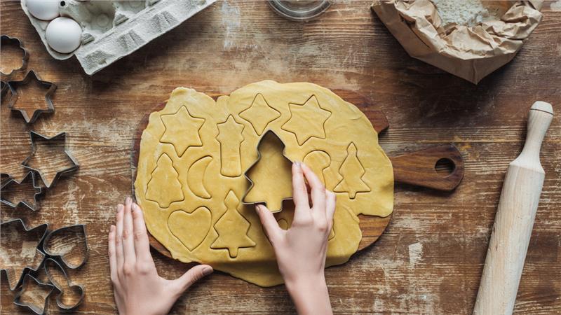 עוגיות לחג המולד, עוגיות עוגיות ג'ינג'רברד לחג המולד, עוגיות לכריסמס