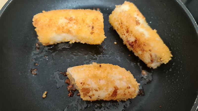 בננה מטוגנת בפירורי לחם