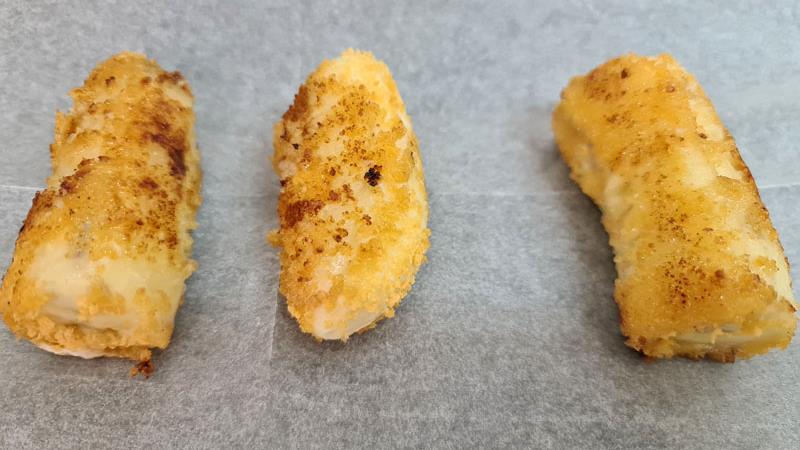 בננה מטוגנת בפירורי לחם