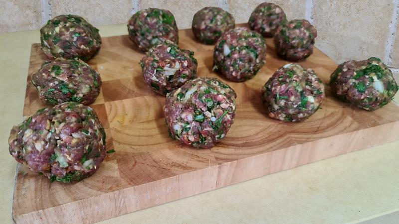 קציצות בקר חגיגיות, קציצות בשר לארוחת שבת