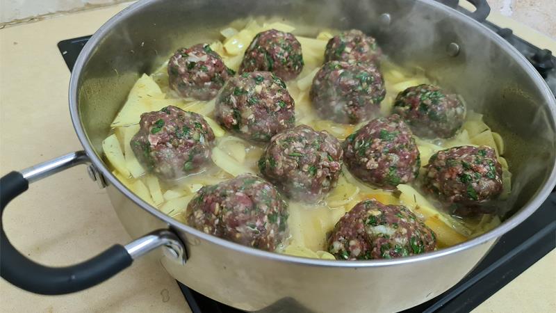 קציצות בקר חגיגיות, קציצות בשר לארוחת שבת