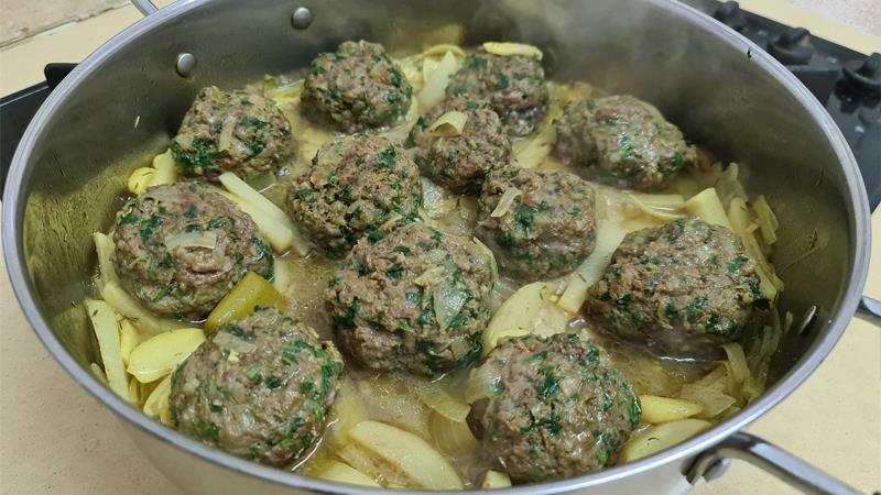 קציצות בקר חגיגיות, קציצות בשר לארוחת שבת