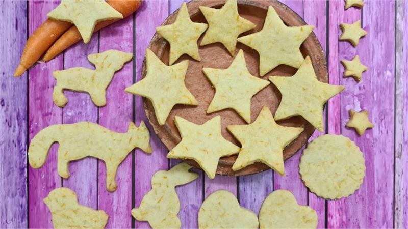 עוגיות גזר קלות להכנה, עוגיות גזר בצורות