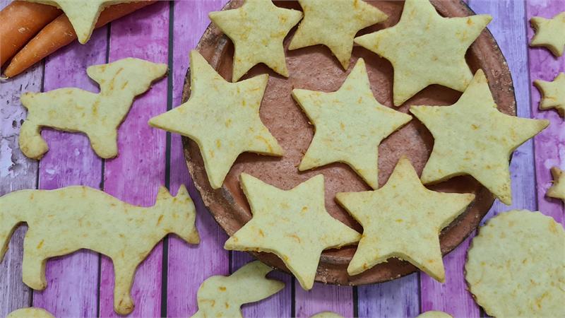 עוגיות גזר קלות להכנה, עוגיות גזר בצורות