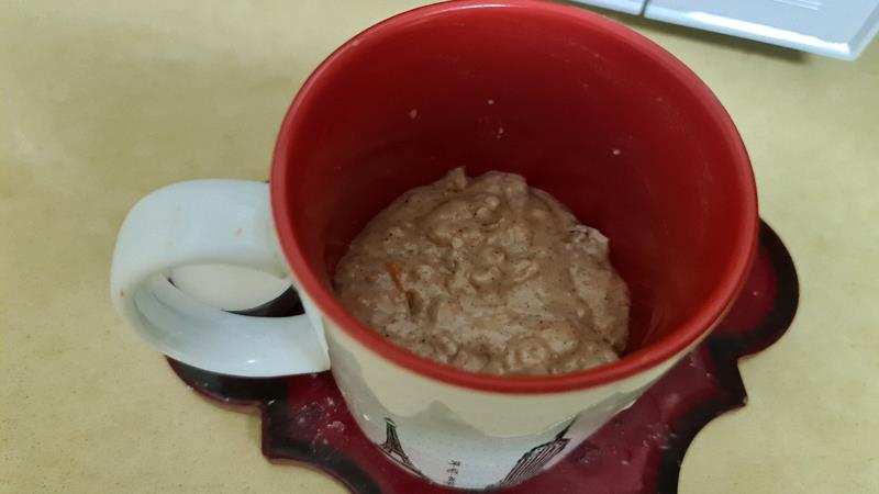 עוגת גזר במאג מוכנה במיקרוגל תוך דקה וחצי, עוגת מאג גזר משגעת