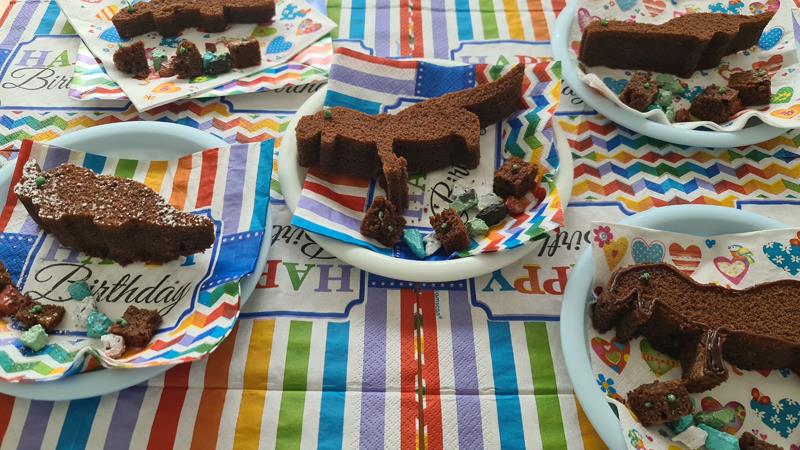 עוגת דינוזאור אישית ליום הולדת, עוגה אישית של בראוניז פארק היורה