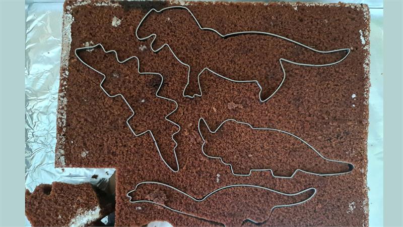 עוגת דינוזאור אישית ליום הולדת, עוגה אישית של בראוניז פארק היורה