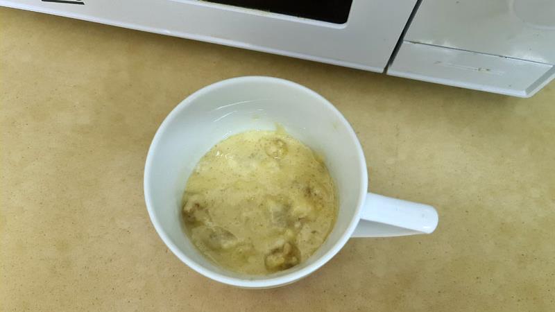 עוגת מאג בננה הכי טעימה וקלה להכנה, עוגת בננה בספל ב-2 דקות