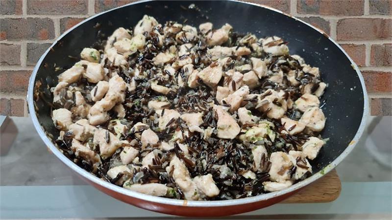 תבשיל אורז בר ועוף בריא וטעים, תבשיל חזה עוף עם אורז בר הכי טעים!