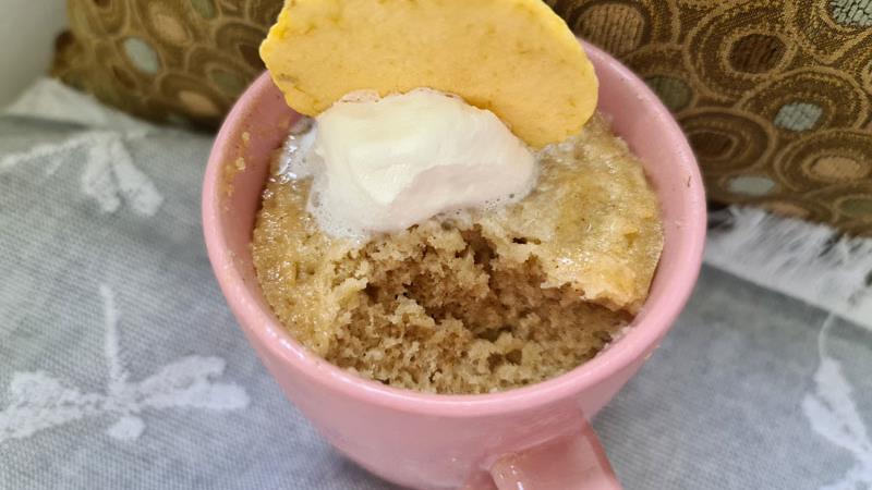 עוגת מאג תפוחים משגעת, עוגת תפוחים במאג בפחות מ-5 דקות