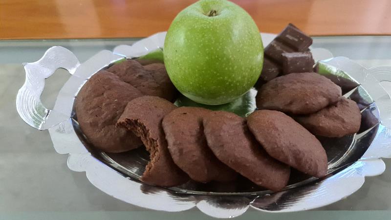 עוגיות רסק תפוחים ושוקולד הכי טעימות ודיאטטיות